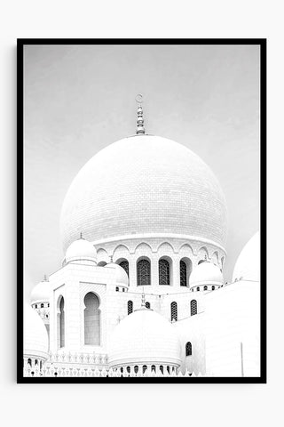 Poster - Fotografija - Kupola džamije - crnobijela - 21008