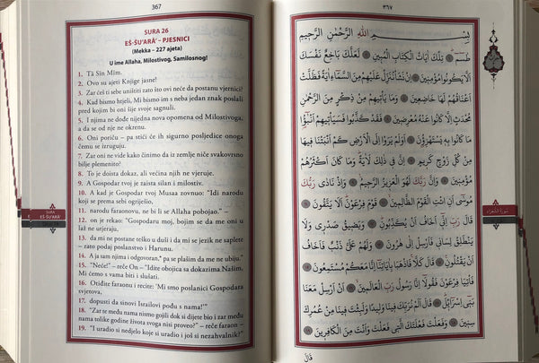 Komplet - Kur'an sa prijevodom, Tefsir Kur'ana i Kazivanje o vj.