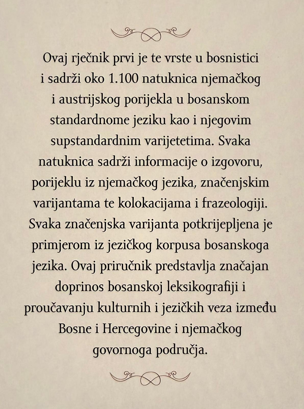 Riječnik germanizama i austrijacizama u bosanskom jeziku