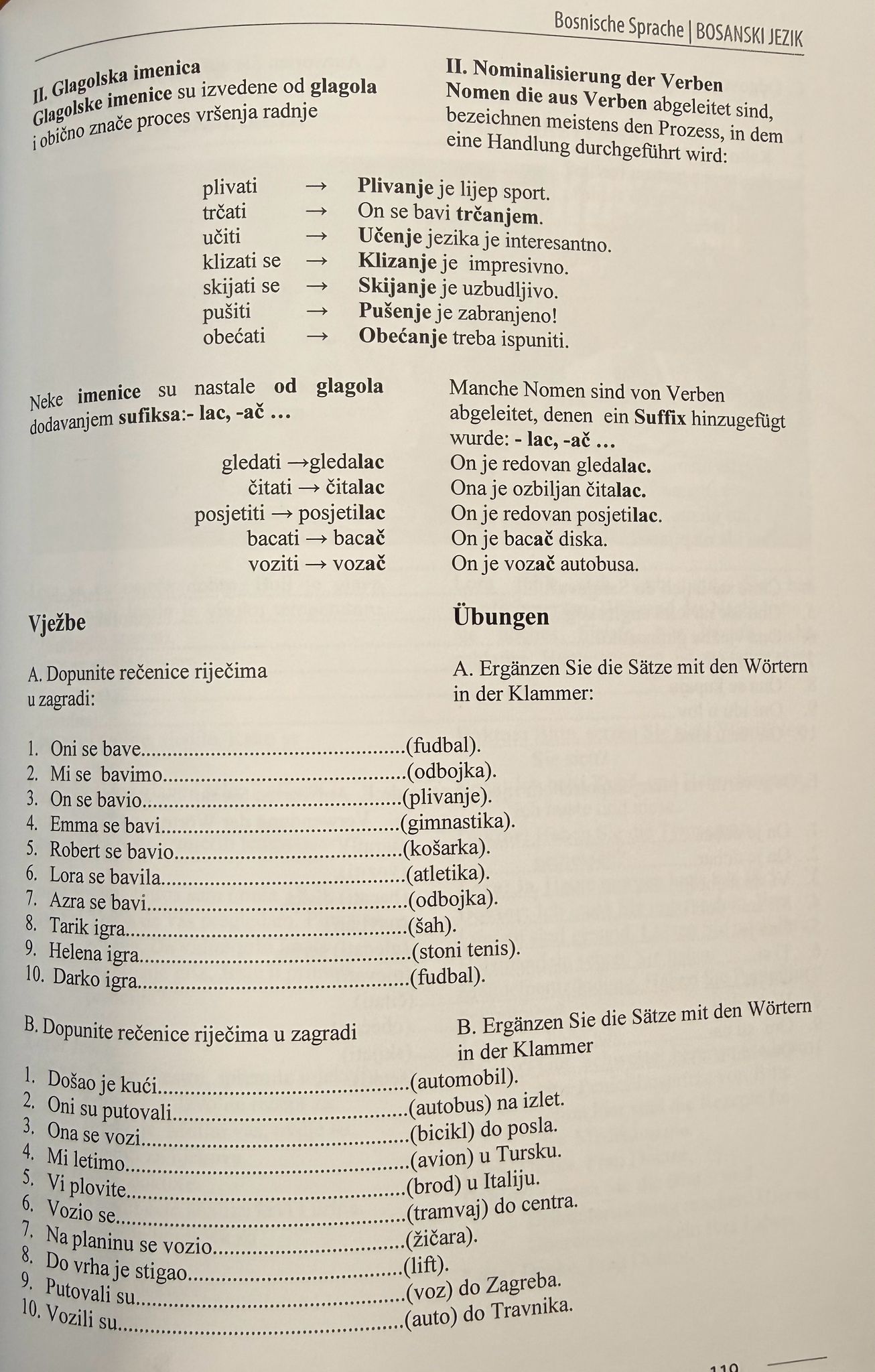 Bosanski jezik - Bosnische sprache