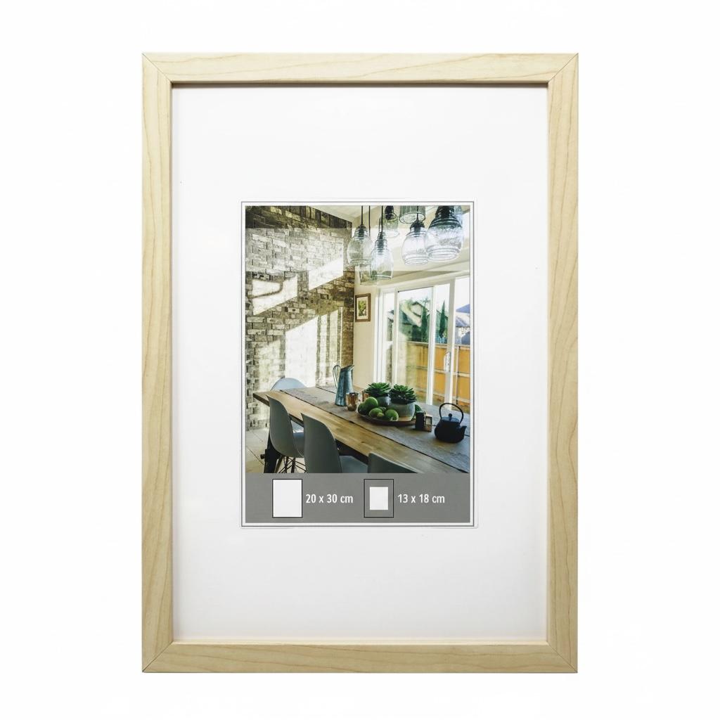 Okvir - 20x30 cm - drveni dekor - bor