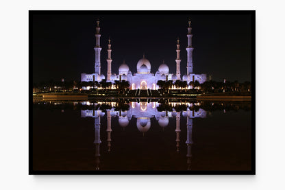 Poster - Fotografija - Džamija šeika Zajeda (Abu Dabi) noći - 21007