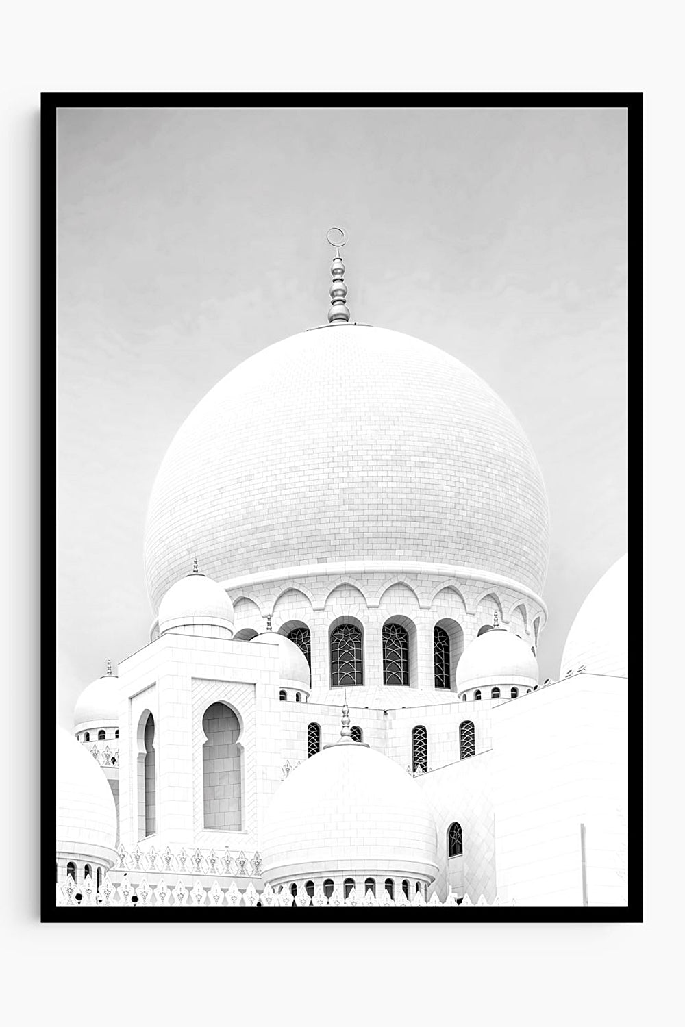 Poster - Fotografija - Kupola džamije - crnobijela