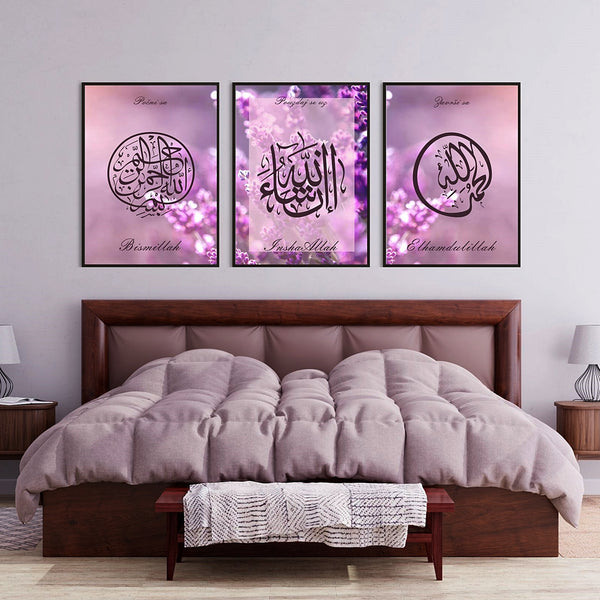 PosterSet - Kaligrafija - Bismillah - InshaAllah - Elhamdulillah 23002-3