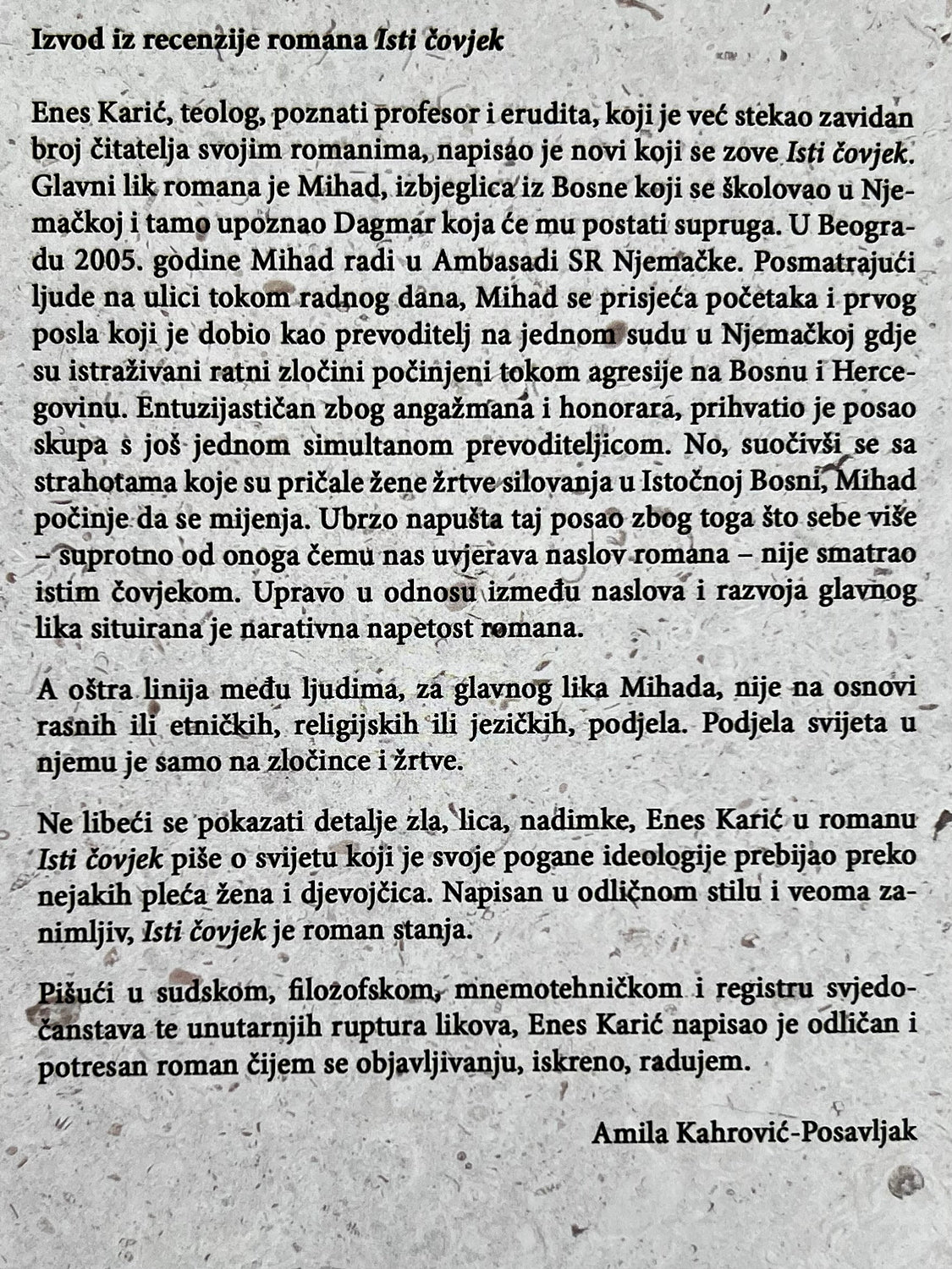 Isti čovjek