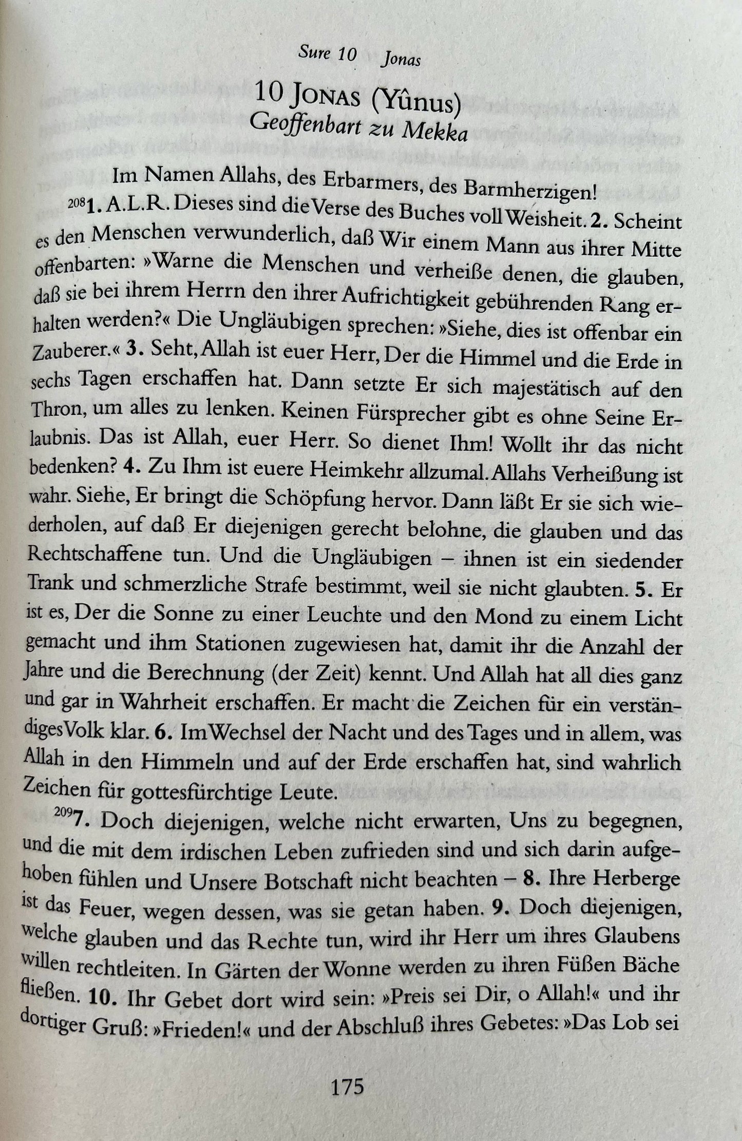 Übersetzung des Koran in deutscher Sprache