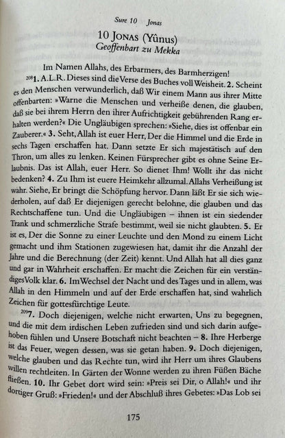 Übersetzung des Koran in deutscher Sprache