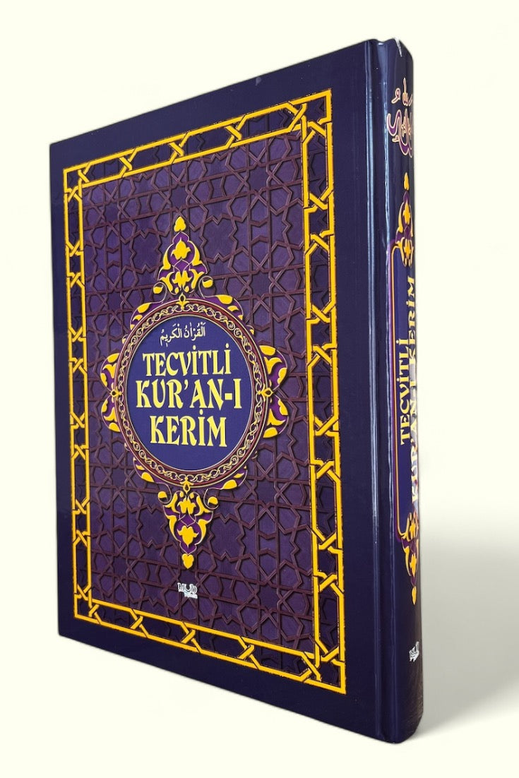 Kur'an A4 (L) - Turska štampa sa tedžvidom u farbi - QR kodovi