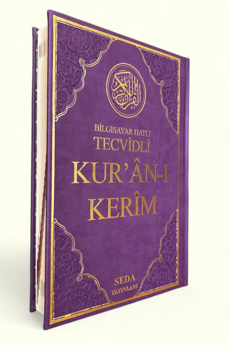 Kur'an B5 (M)- Turska štampa sa tedžvidom u farbi - QR kodovi