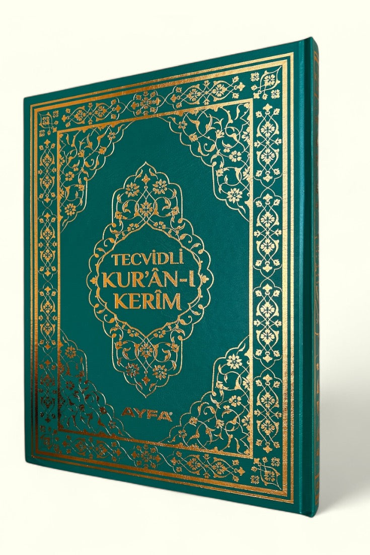 Kur'an B4 (XL) - Turska štampa sa tedžvidom u farbi - QR kodovi