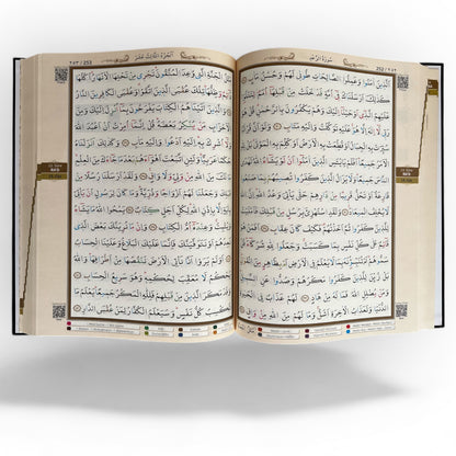 Kur'an B4 (XL) - Turska štampa sa tedžvidom u farbi - QR kodovi