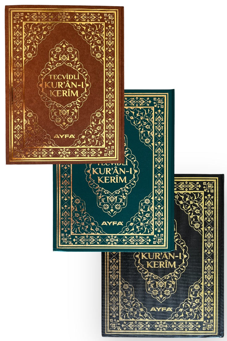 Kur'an B4 (XL) - Turska štampa sa tedžvidom u farbi - QR kodovi