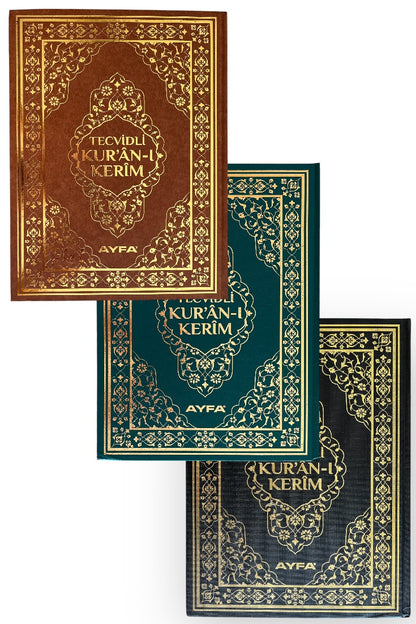 Kur'an B4 (XL) - Turska štampa sa tedžvidom u farbi - QR kodovi