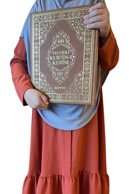 Kur'an B4 (XL) - Turska štampa sa tedžvidom u farbi - QR kodovi