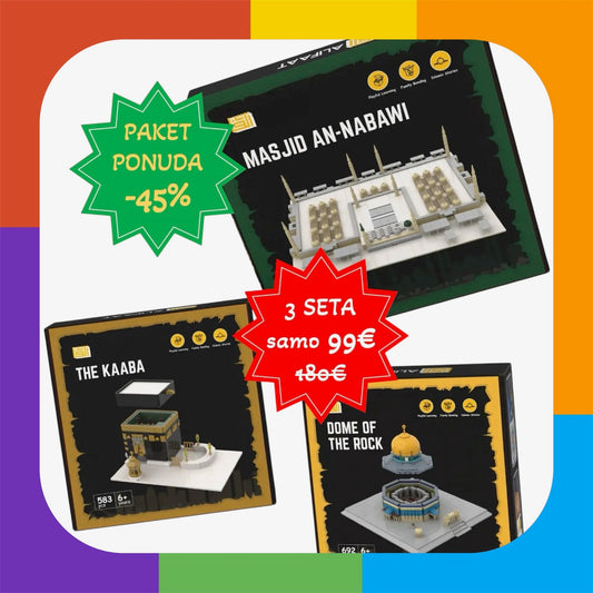 Sva 3 mesdžid modela u jednom paketu