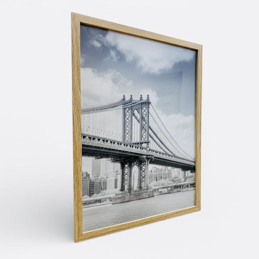 Okvir - 50x70 cm - drveni dekor - hrast