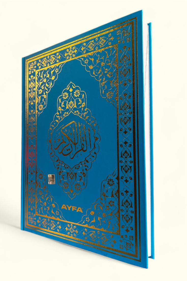 Kur'an B4 (XL) - Turska štampa sa tedžvidom u farbi - QR kodovi