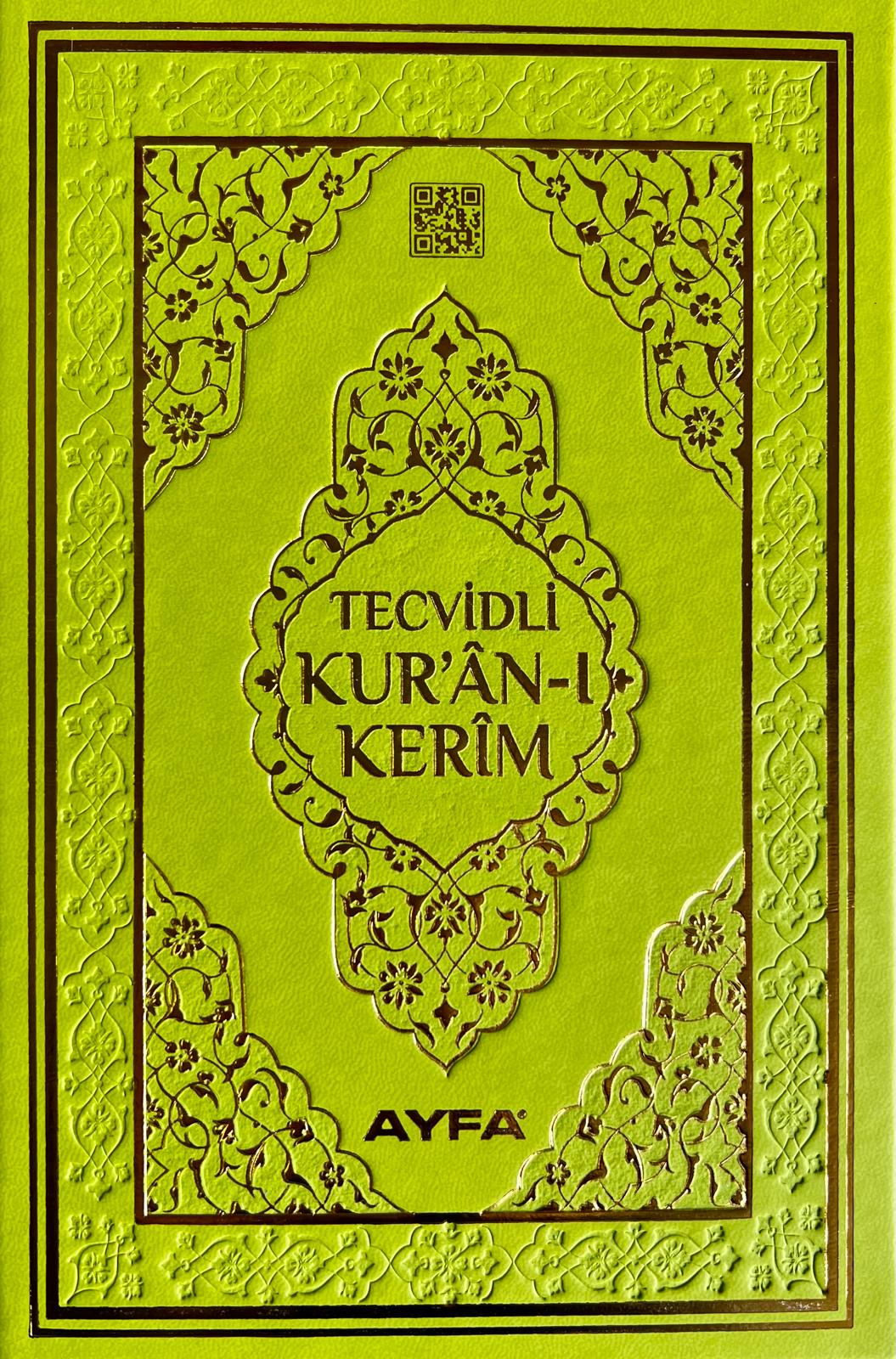 Kur'an B5 (M)- Turska štampa sa tedžvidom u farbi - QR kodovi