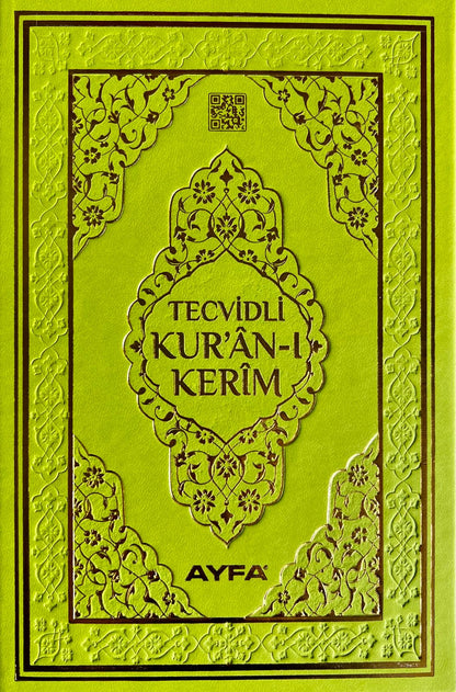 Kur'an B5 (M)- Turska štampa sa tedžvidom u farbi - QR kodovi
