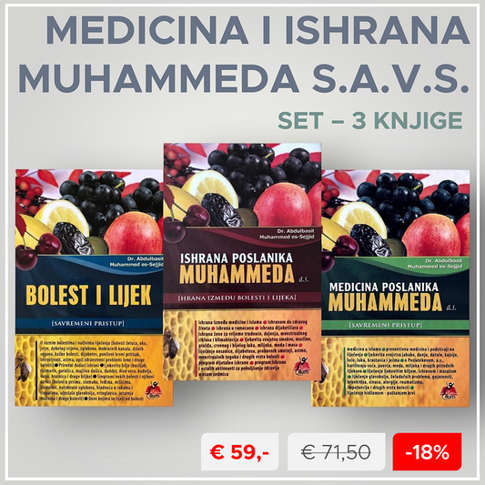 Komplet - Medicina i ishrana Muhammeda s.a.v.s.