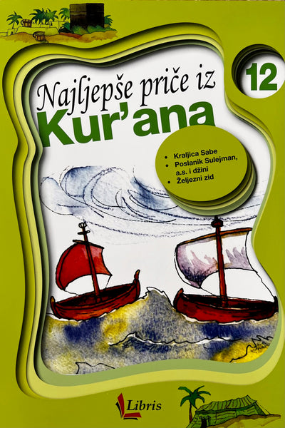 Dječiji komplet  sa 12 slikovnica - Najljepše priče iz Kur'ana