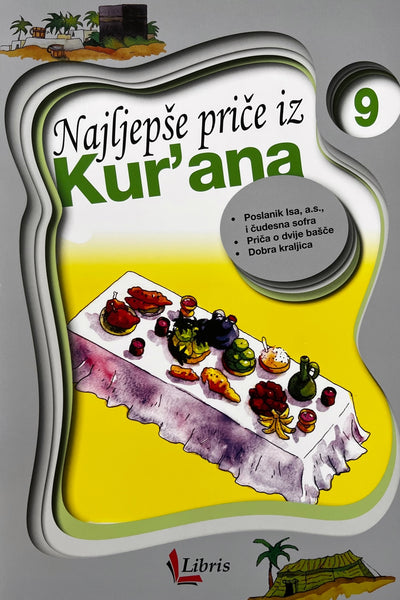 Dječiji komplet  sa 12 slikovnica - Najljepše priče iz Kur'ana